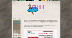 Desktop Screenshot of campbellartistsguild.org
